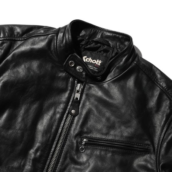 大きいサイズ メンズ SCHOTT ショット クラシックレーサー レザー ジャケット USA直輸入 lc-940-d