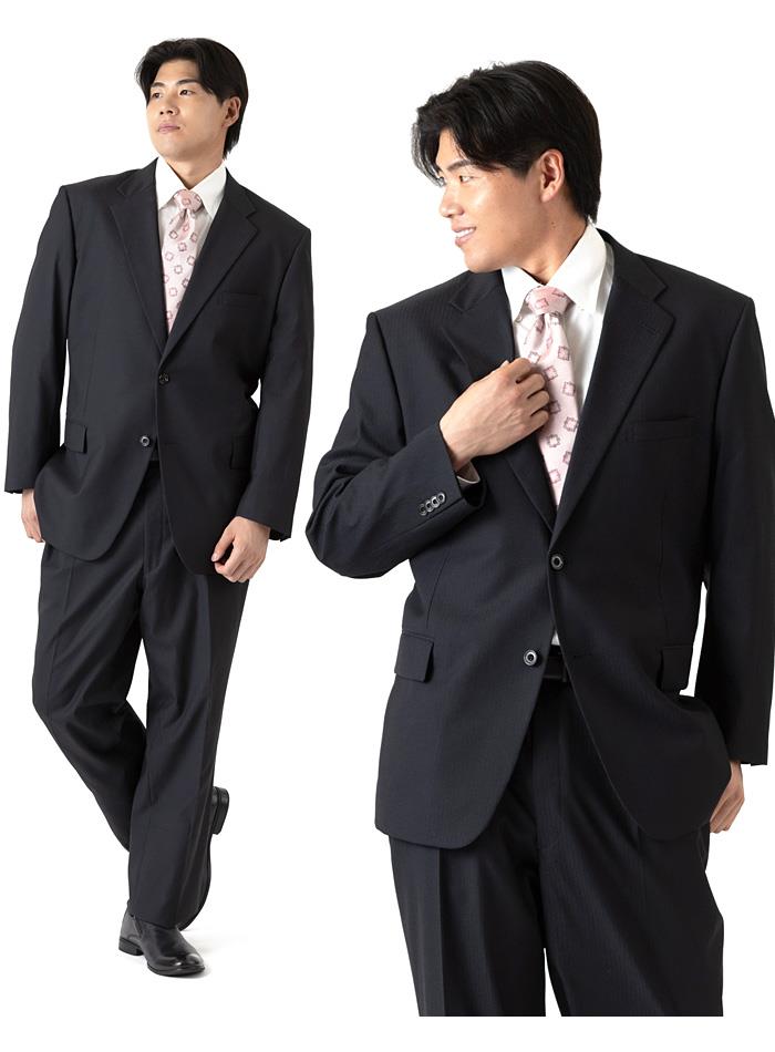 【fd1029】大きいサイズ メンズ 2ツ釦スーツ ビジネススーツ スーツ リクルートスーツ 上下セット 秋冬新作 2396 【t2502】