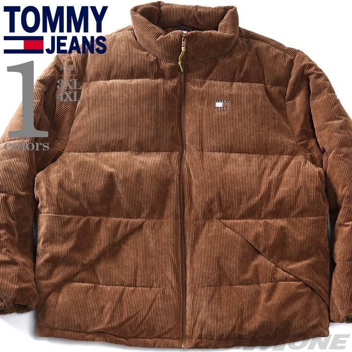 大きいサイズ メンズ TOMMY JEANS トミージーンズ コーデュロイ 中綿 ジャケット VAIL CORD PUFFER USA直輸入 dm0dm22031