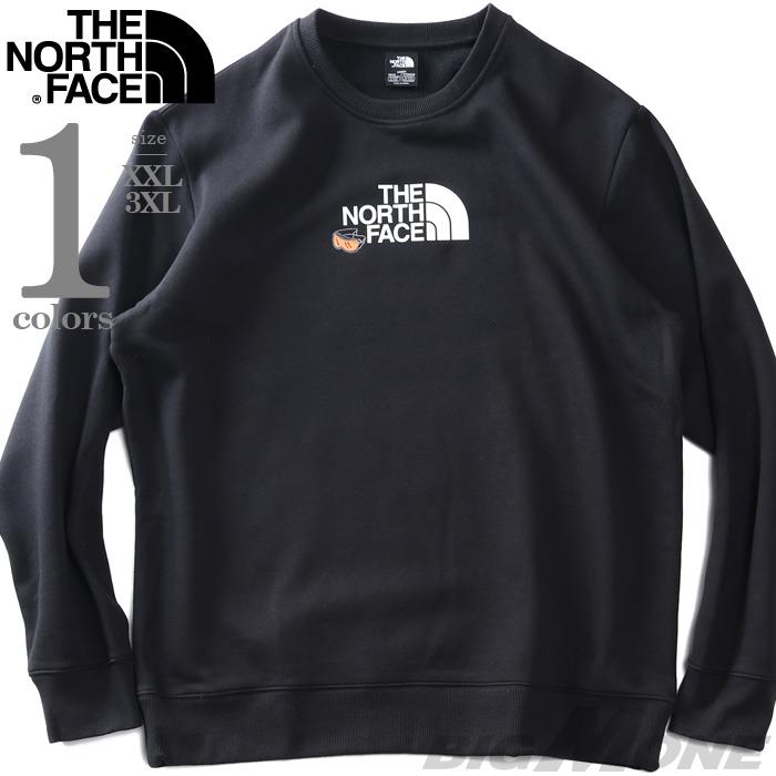 大きいサイズ メンズ THE NORTH FACE ノースフェイス プリント トレーナー FREERIDE CREW USA直輸入 nf0a8f0s-jk3