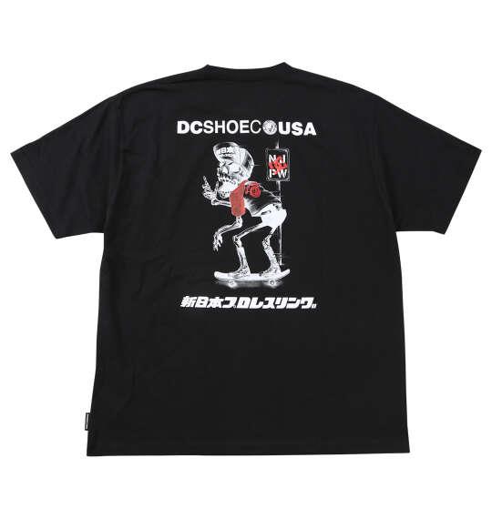 大きいサイズ メンズ DCSHOES × 新日本プロレス STRONG STYLE SKULL 半袖 Tシャツ ブラック 1278-6132-1 3L 4L 5L 6L