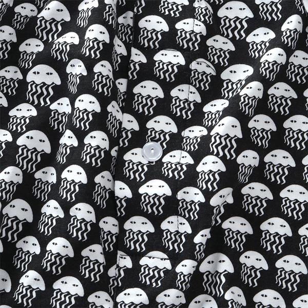 大きいサイズ メンズ DANIEL DODD 吸汗速乾 ストレッチ ジェリーフィッシュ柄 ニット トランクス 肌着 下着 秋冬新作 azkt-259006