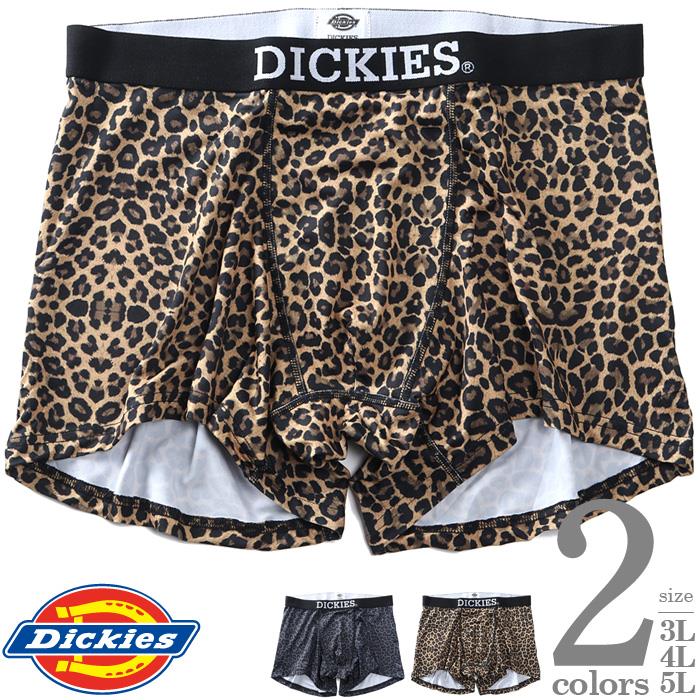 大きいサイズ メンズ Dickies ディッキーズ ヒョウ柄 ボクサー ブリーフ パンツ 肌着 下着 秋冬新作 80533200
