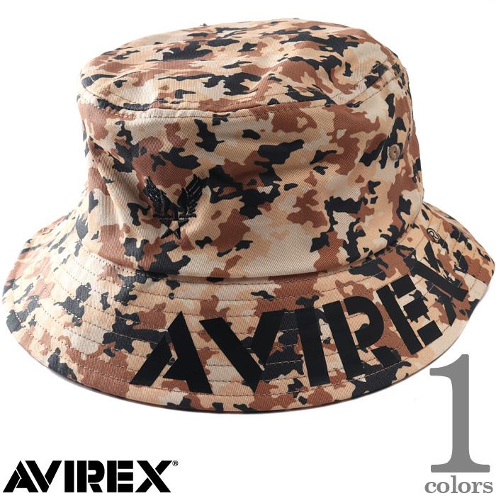 メンズ AVIREX アヴィレックス カモフラ柄 ハット 帽子 秋冬新作 80493000