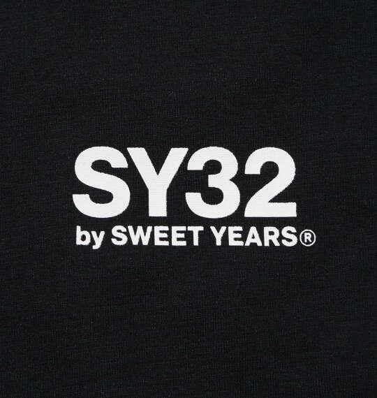 大きいサイズ メンズ SY32 by SWEET YEARS マルチロゴ 長袖 Tシャツ ブラック 1278-6121-2 3L 4L 5L 6L