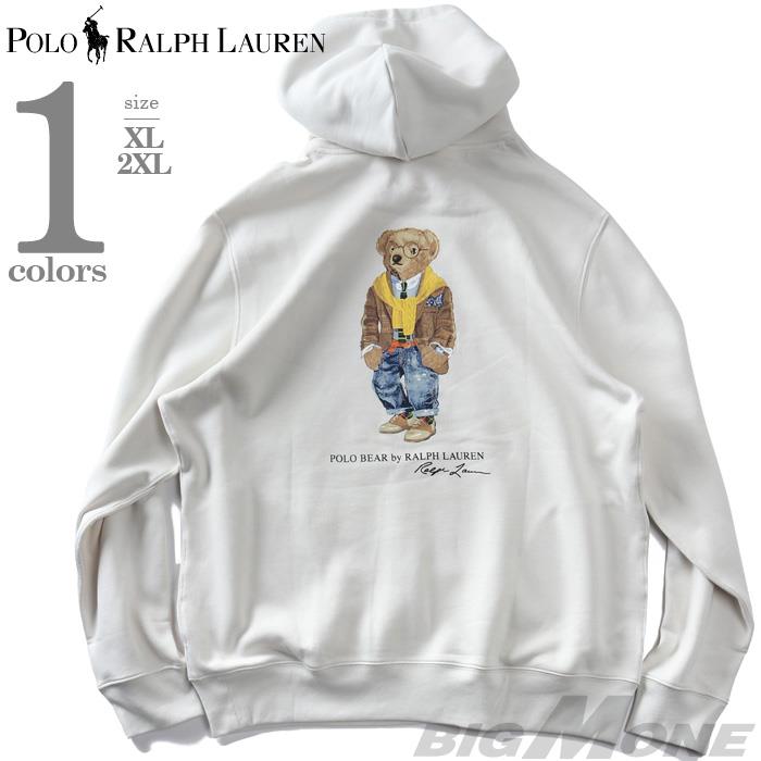 大きいサイズ メンズ POLO RALPH LAUREN ポロ ラルフローレン バックプリント プルオーバー パーカー POLO BEAR USA直輸入 710p05917-001