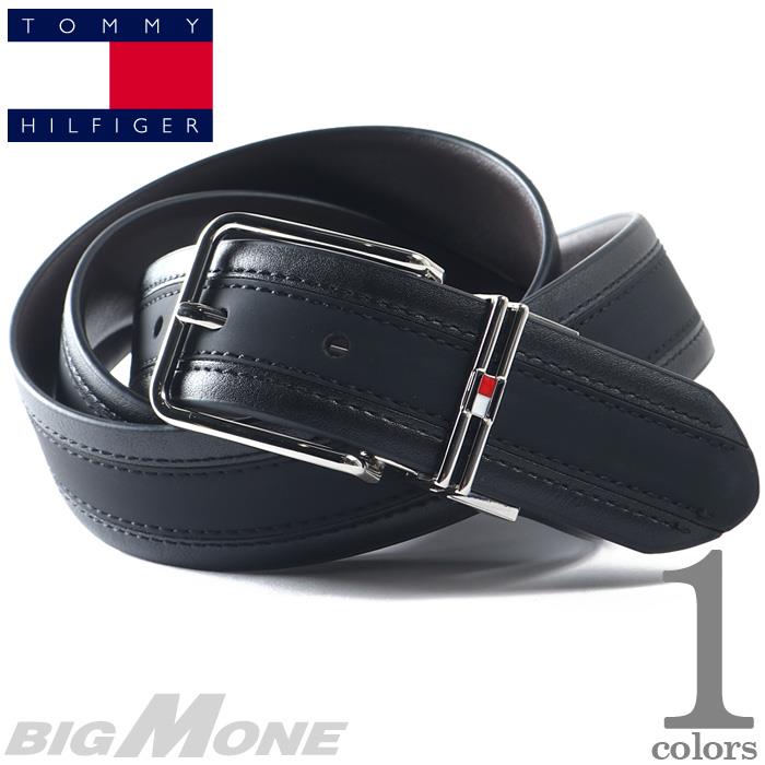 大きいサイズ メンズ TOMMY HILFIGER トミーヒルフィガー リバーシブル レザー ベルト USA直輸入 11tl020036