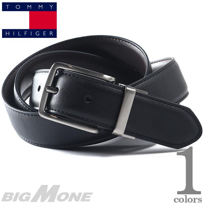 大きいサイズ メンズ TOMMY HILFIGER トミーヒルフィガー リバーシブル レザー ベルト USA直輸入 11tl020038