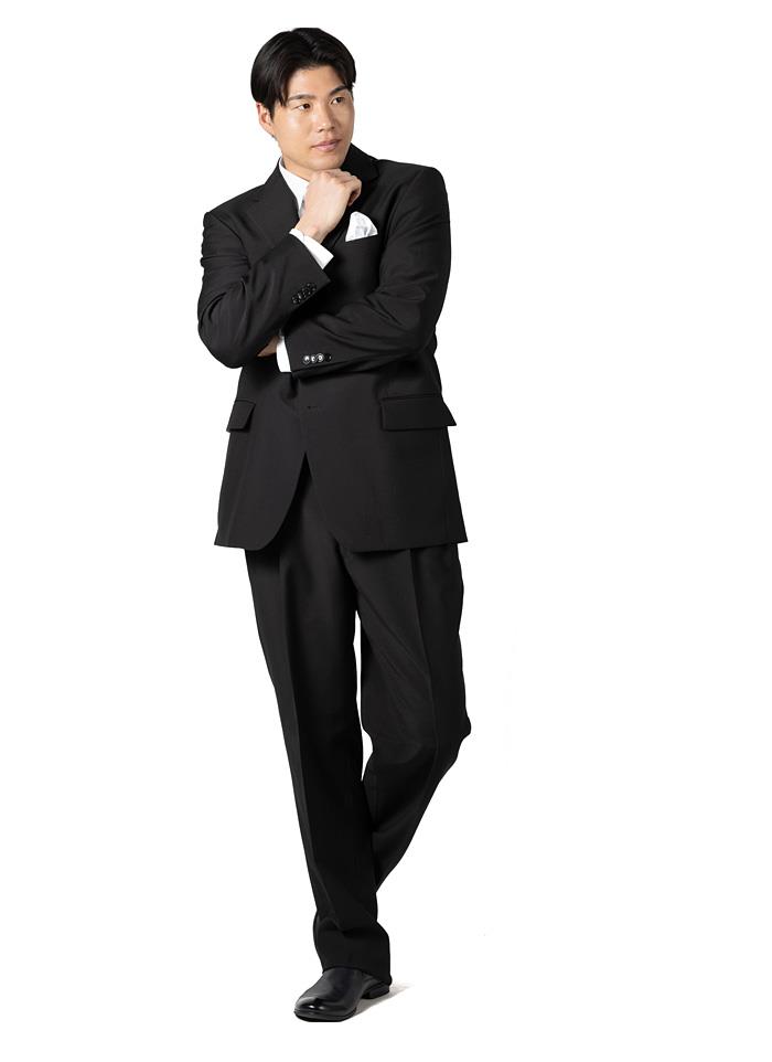 大きいサイズ メンズ OXFORD CLASSIC シングル 2ツ釦 フォーマル スーツ アジャスター付 ブラックフォーマル 礼服 冠婚葬祭 春夏新作 2470b 【fre】