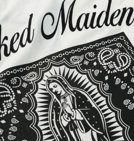 大きいサイズ メンズ SHELTY 鹿の子刺繍&マリアプリント 半袖 ポロシャツ オフホワイト 1268-6203-1 3L 4L 5L 6L 8L