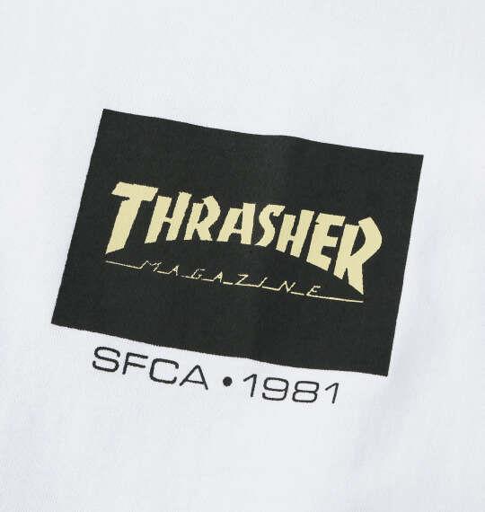 大きいサイズ メンズ THRASHER 半袖 Tシャツ ホワイト 1278-6525-1 3L 4L 5L 6L 8L