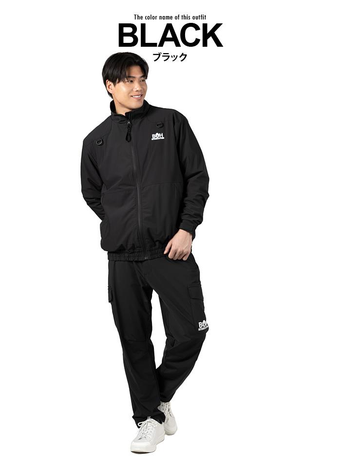 大きいサイズ メンズ BH ビィエイチ 接触冷感 4WAYストレッチ ブルゾン 紫外線軽減 春夏新作 bhb-260101 【fre】
