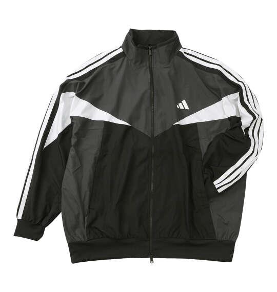 大きいサイズ メンズ adidas ESS CB ウーブン ジャケット ブラック 1248-6111-1 3XL 4XL 5XL
