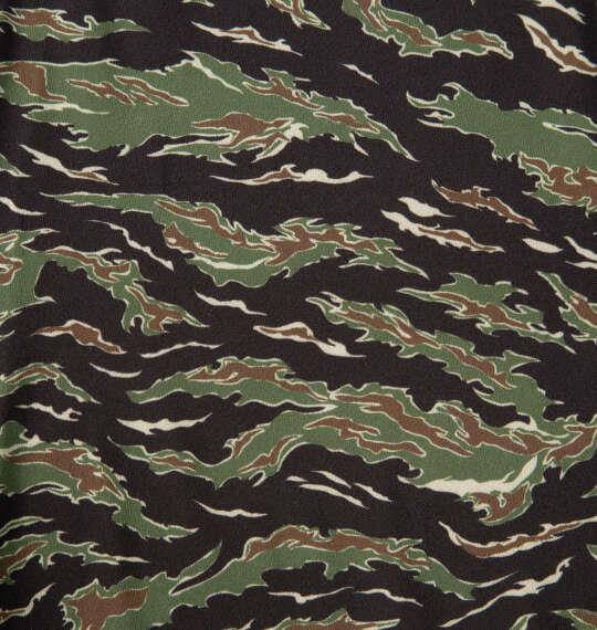 大きいサイズ メンズ OUTDOOR PRODUCTS ポリエステルベア天タイガーカモ柄 ボクサーパンツ ブラック×カーキ 1249-6222-1 3L 4L 5L 6L 7L 8L