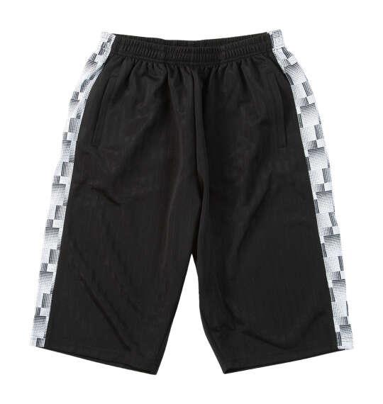 大きいサイズ メンズ Mc.S.P ハーフトーンドット切替 ジャージ 六分丈 パンツ ブラック×ホワイト 1254-5361-2 3L 4L 5L 6L 8L