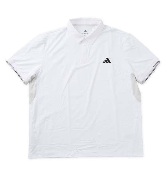 大きいサイズ メンズ adidas golf 接触冷感ユニバーサルベンチレーション 半袖 シャツ ホワイト 1278-6210-1 4XL 5XL
