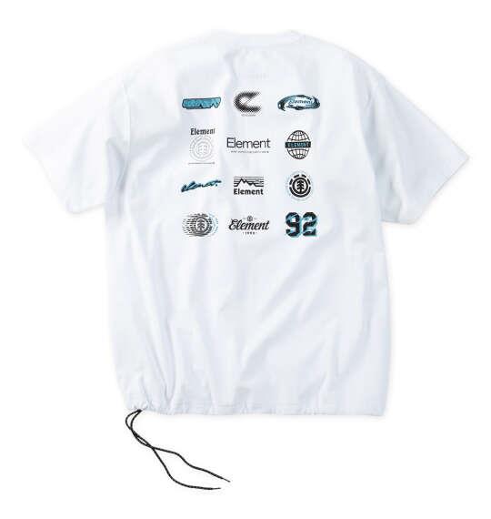 大きいサイズ メンズ ELEMENT DRY&HEAVY AUTHENTIC 半袖 Tシャツ ホワイト 1278-6298-1 3L 4L 5L 6L