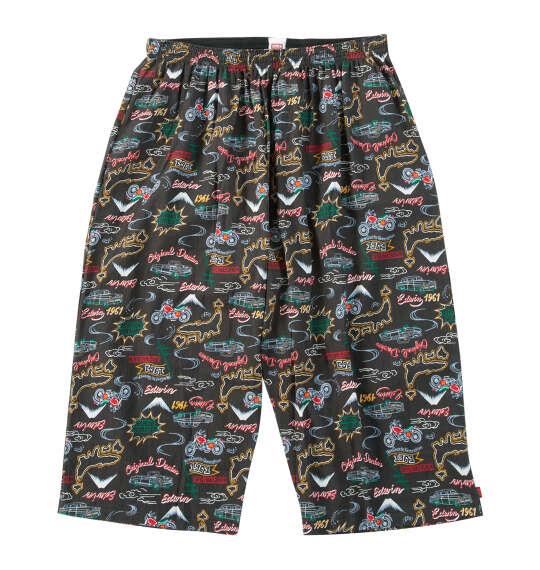 大きいサイズ メンズ EDWIN 楊柳プリント ステテコ スーベニア柄 1249-6200-2 3L 4L 5L 6L 7L 8L