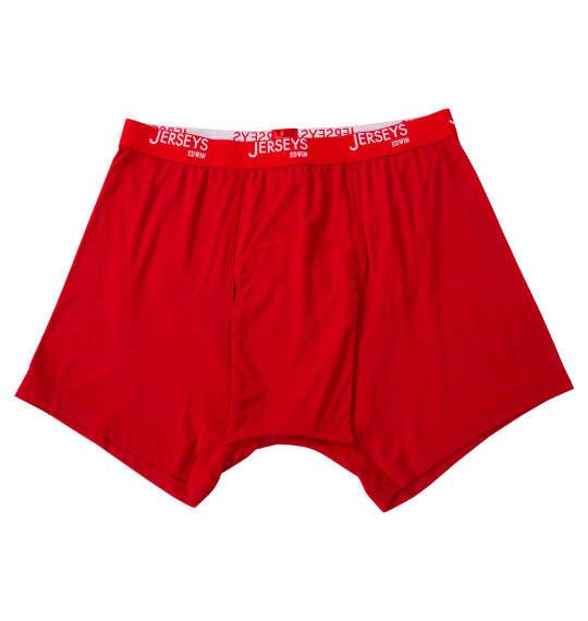 大きいサイズ メンズ EDWIN JERSYSストレッチフライスニット ボクサーパンツ レッド 1249-6202-1 3L 4L 5L 6L 8L
