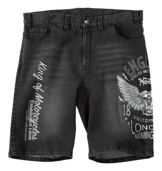 大きいサイズ メンズ Norton デニム ハーフパンツ サンドブラック 1274-6260-2 100 110 120 130 140