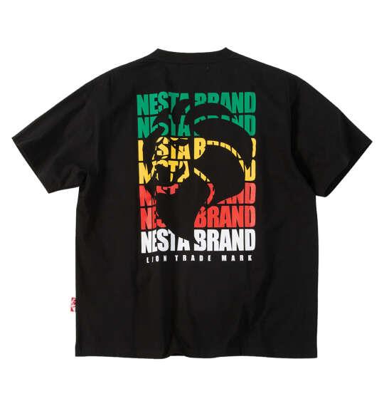 大きいサイズ メンズ NESTA BRAND 天竺 半袖 Tシャツ ブラック 1278-6280-2 3L 4L 5L 6L 8L