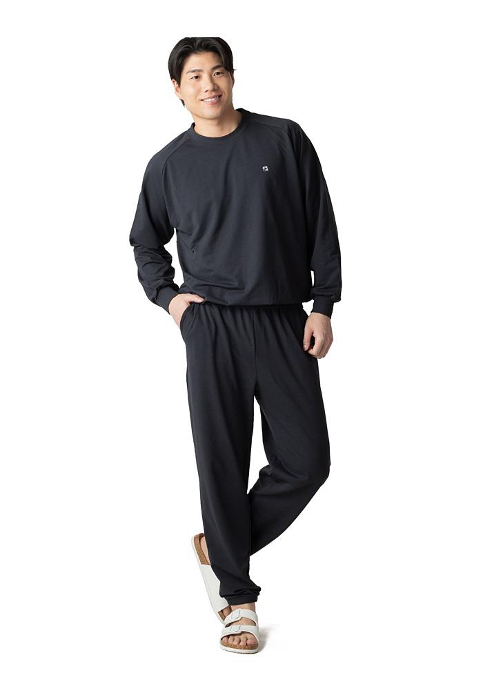 大きいサイズ メンズ RCSP リカサポ ストレッチ ミニ裏毛 上下セット 血行促進 春夏新作 216271h 【fre】