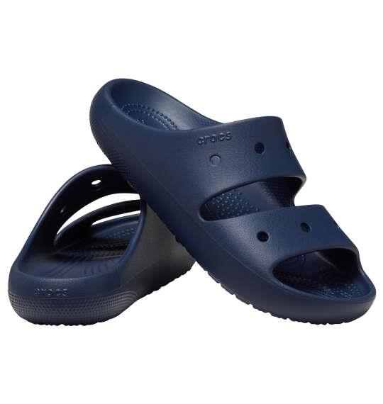 大きいサイズ メンズ CROCS サンダル CLASSIC SANDAL V2 ネイビー 1240-6207-1 M13 M14 M15