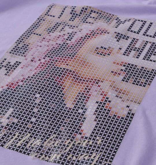 大きいサイズ メンズ RIMASTER VISION 天竺トリックアート 半袖 Tシャツ ラベンダー 1268-6215-1 3L 4L 5L 6L 8L