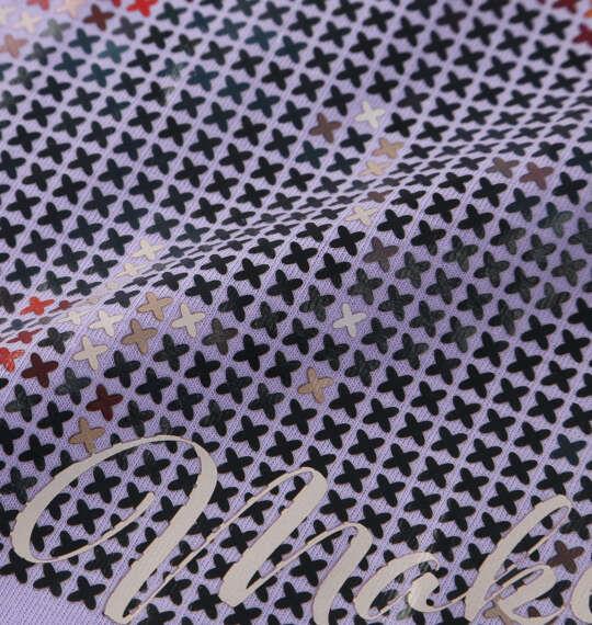 大きいサイズ メンズ RIMASTER VISION 天竺トリックアート 半袖 Tシャツ ラベンダー 1268-6215-1 3L 4L 5L 6L 8L