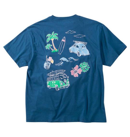 大きいサイズ メンズ VOLKSWAGEN 天竺 半袖 Tシャツ オリエンタルブルー 1268-6226-2 3L 4L 5L 6L 8L