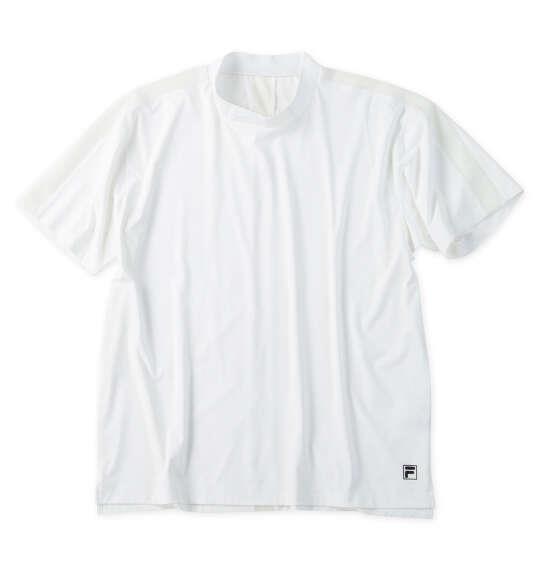 大きいサイズ メンズ FILA GOLF モックネック 半袖 シャツ ホワイト 1278-6240-1 3L 4L 5L