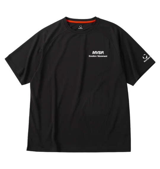 大きいサイズ メンズ MOVESPORT メッシュ 半袖 Tシャツ ブラック 1278-6245-2 3L 4L 5L 6L