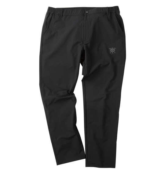 大きいサイズ メンズ SY32 by SWEET YEARS ダブルクロス ロング パンツ ブラック 1274-6246-2 3L 4L 5L 6L