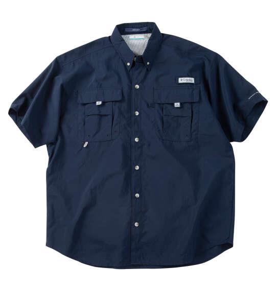 大きいサイズ メンズ Columbia バハマⅡ 半袖 シャツ カレッジネイビー 1277-6200-1 1X 2X 3X 4X 5X 6X