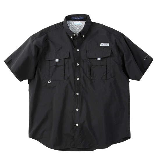 大きいサイズ メンズ Columbia バハマⅡ 半袖 シャツ ブラック 1277-6200-2 1X 2X 3X 4X 5X 6X