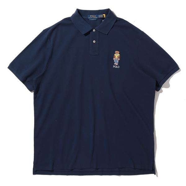 大きいサイズ メンズ POLO RALPH LAUREN ポロ ラルフローレン 鹿の子 半袖 ポロシャツ USA直輸入 710p04982-001