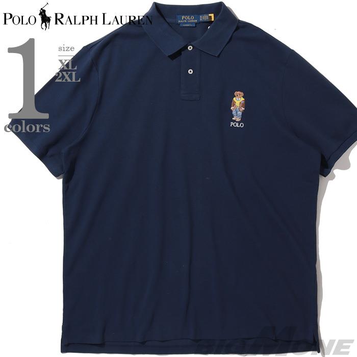 大きいサイズ メンズ POLO RALPH LAUREN ポロ ラルフローレン 鹿の子 半袖 ポロシャツ USA直輸入 710p04982-001