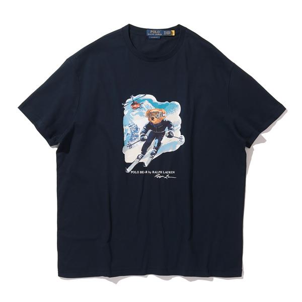 大きいサイズ メンズ POLO RALPH LAUREN ポロ ラルフローレン 半袖 プリント Tシャツ USA直輸入 710p06725-002