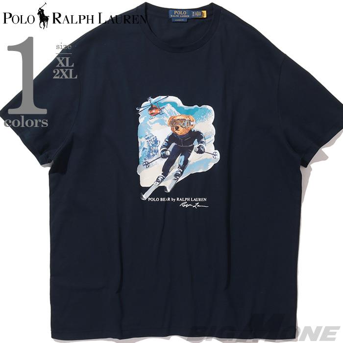 大きいサイズ メンズ POLO RALPH LAUREN ポロ ラルフローレン 半袖 プリント Tシャツ USA直輸入 710p06725-002