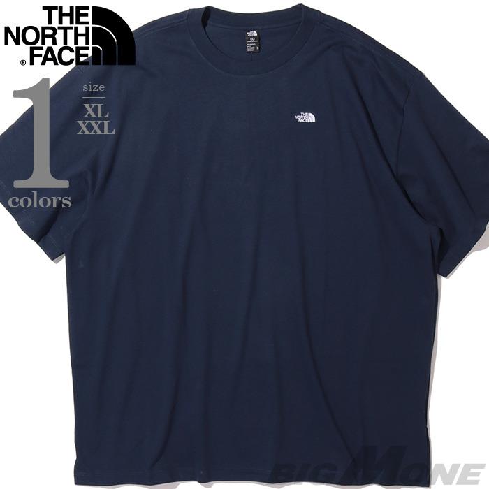 大きいサイズ メンズ THE NORTH FACE ノースフェイス ロゴ刺繍 半袖 Tシャツ USA直輸入 nf0a8evw-8k2