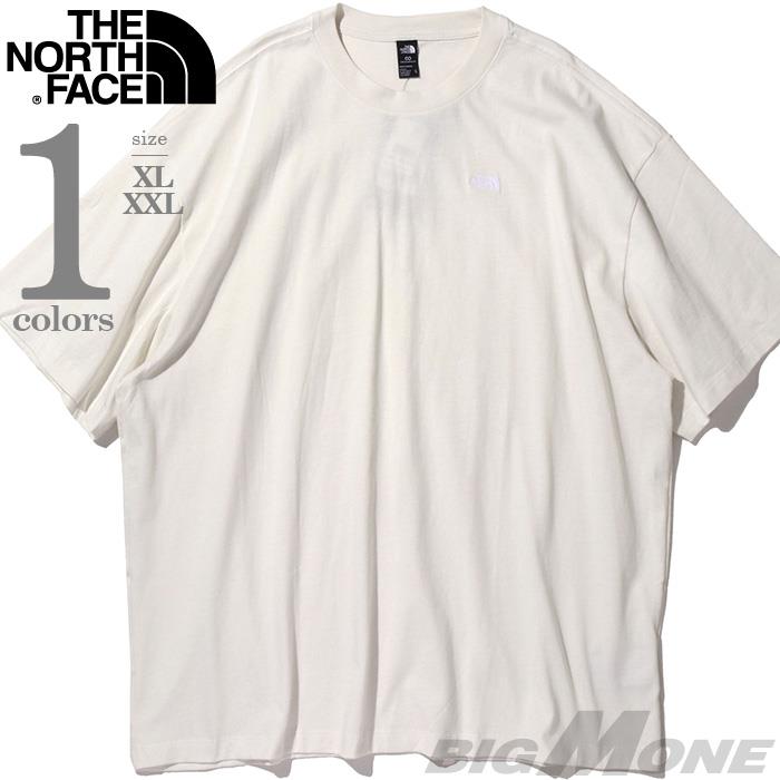 大きいサイズ メンズ THE NORTH FACE ノースフェイス ロゴ刺繍 半袖 Tシャツ USA直輸入 nf0a8evw-qli