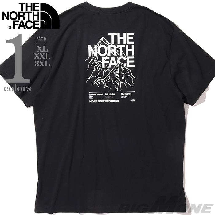大きいサイズ メンズ THE NORTH FACE ノースフェイス プリント 半袖 Tシャツ USA直輸入 nf0a8fne-jk3