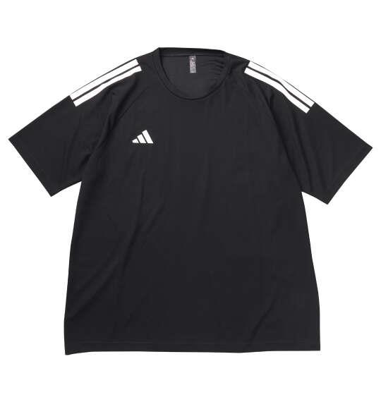 大きいサイズ メンズ adidas SERE 3S 半袖 Tシャツ ブラック 1248-6201-2 3XL 4XL 5XL