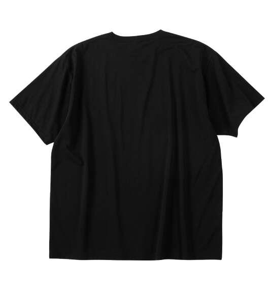 大きいサイズ メンズ おもしろシリーズ T/C天竺ねこまんま定食 半袖 Tシャツ ブラック 1258-6270-2 3L 4L 5L 6L 8L