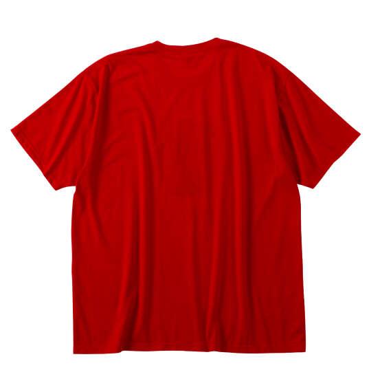 大きいサイズ メンズ おもしろシリーズ T/C天竺ビール生きがい 半袖 Tシャツ レッド 1258-6271-1 3L 4L 5L 6L 8L