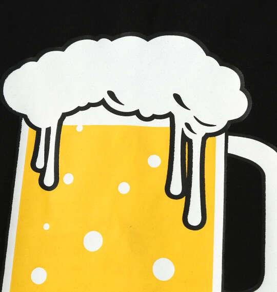 大きいサイズ メンズ おもしろシリーズ T/C天竺ビール生きがい 半袖 Tシャツ ブラック 1258-6271-2 3L 4L 5L 6L 8L