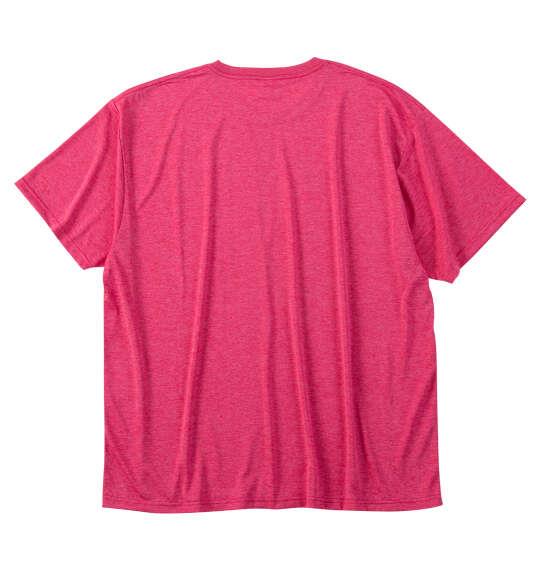 大きいサイズ メンズ おもしろシリーズ カチオン天竺ぎょうざ視力検査 半袖 Tシャツ ピンク杢 1258-6273-2 3L 4L 5L 6L 8L