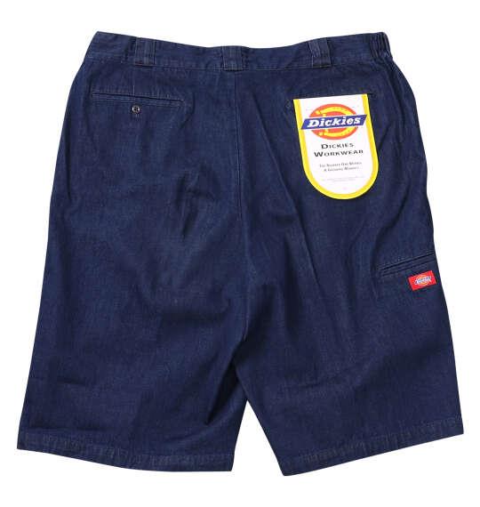 大きいサイズ メンズ DICKIES デニム イージー ワーク ショーツ ブルーユーズド 1274-6291-1 3L 4L 5L
