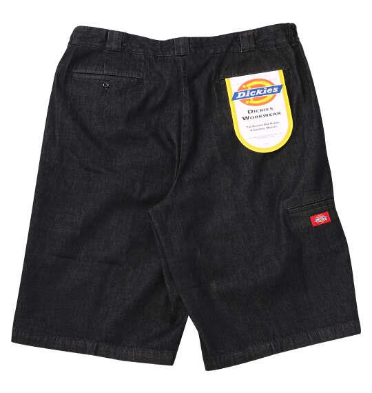 大きいサイズ メンズ DICKIES デニム イージー ワーク ショーツ ブラックユーズド 1274-6291-2 3L 4L 5L