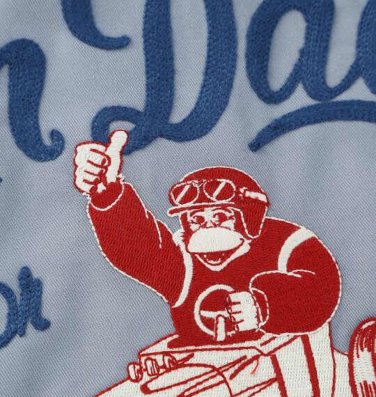 大きいサイズ メンズ BEN DAVIS レーサーレトロ刺繍ワーク 半袖 シャツ ライトグレー 1277-6260-1 3L 4L 5L 6L